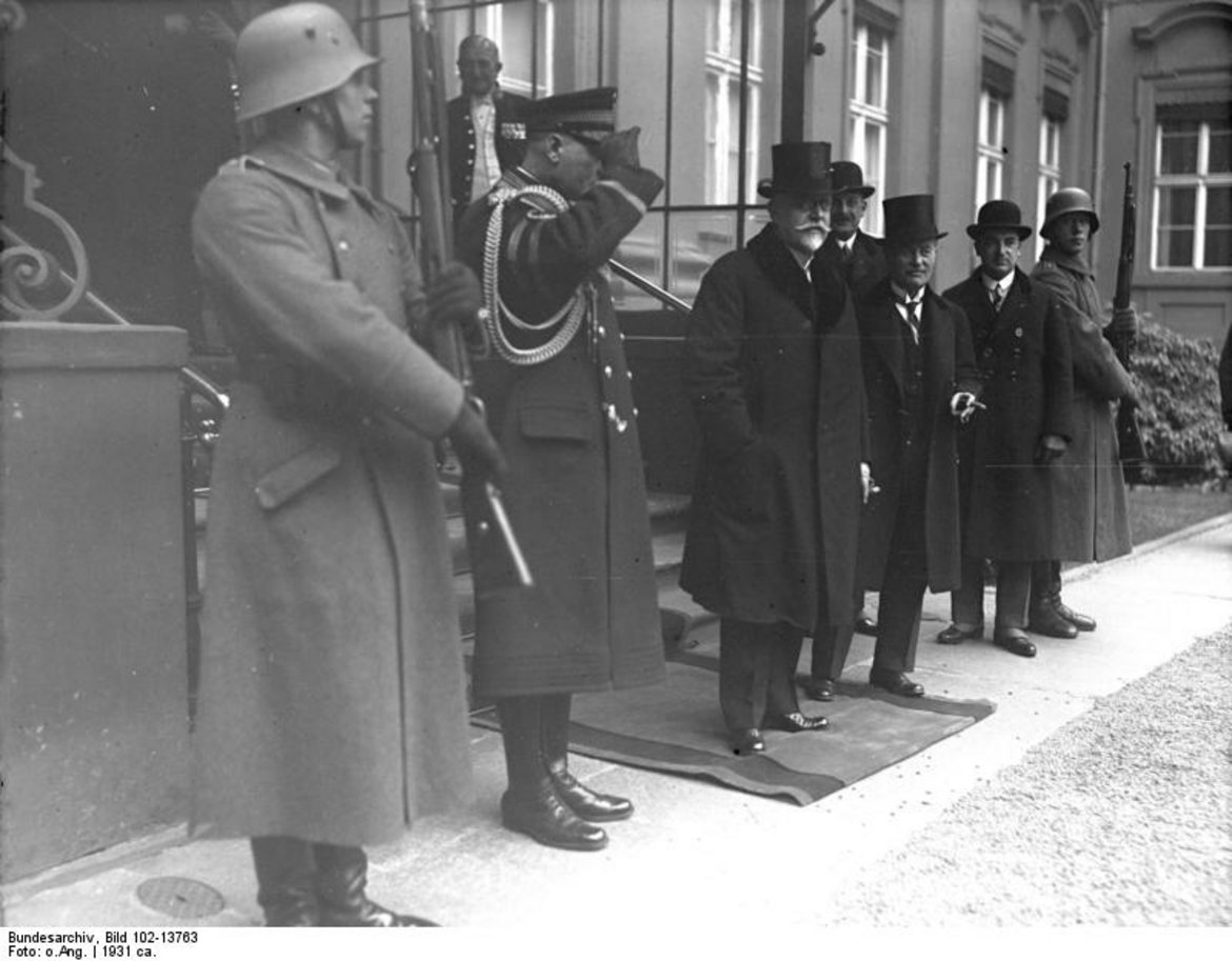 Bundeskanzler Johann Schober in Berlin 1931