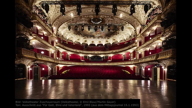 "Für Gott, Ehre und Vaterland", Volkstheater 1993 (Ausschnitt)