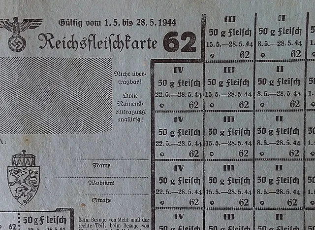 <p>Lebensmittelkarte</p>