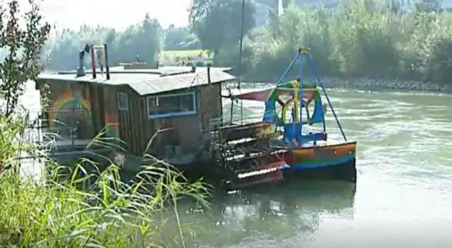 Rollfähre am Donaukanal, 1997