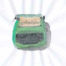Zeichnung einer Schreibmaschine