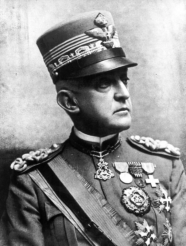 Der Bruder des Königs von Italien, Emanuel Philibert von Savoyen, Herzog von Aosta