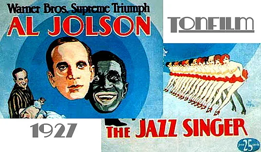 Plakat: Der erste Tonfilm: „Der Jazz Singer“, 1927