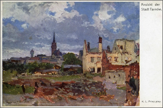 Postkarte von Tarnow in Galizien