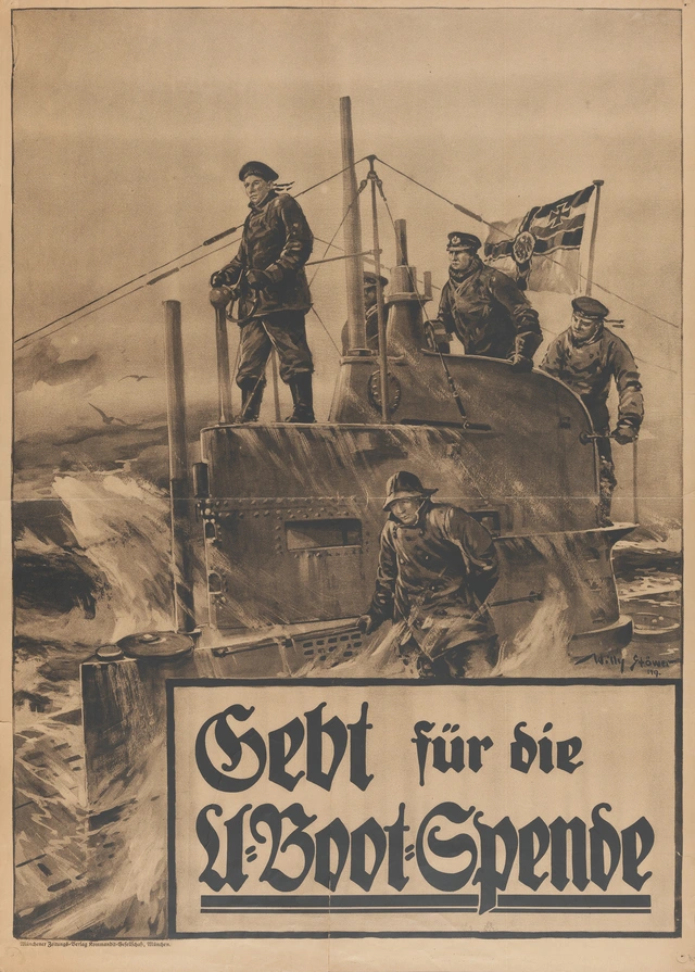Deutsches U-Boot-Plakat