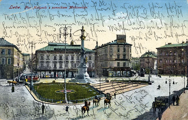 Postkarte Lemberg