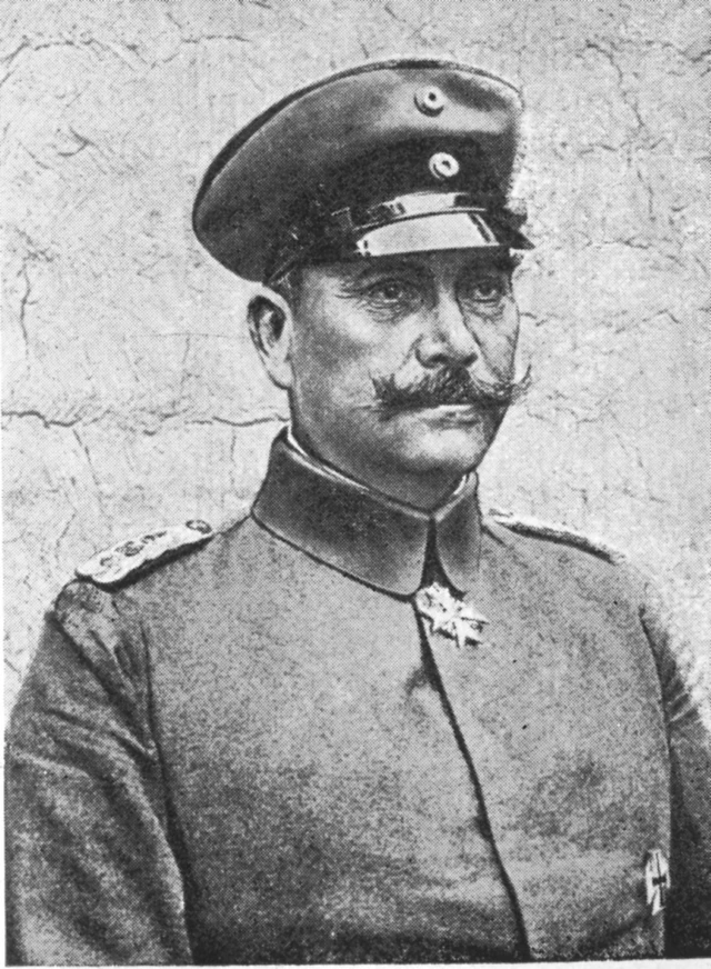 Oberst Georg Bruchmüller, deutscher Artillerieexperte, Erfinder des Buntschieß-Verffahrens.