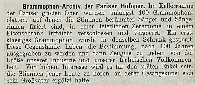 Artikel zu Pariser Oper 1907