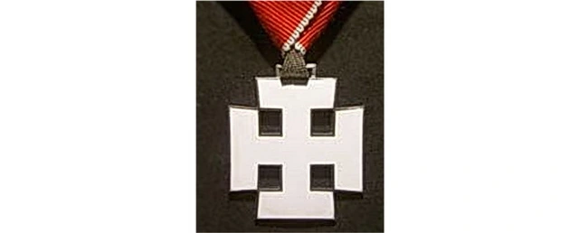 Kruckenkreuz. Symbol der Vaterländischen Front