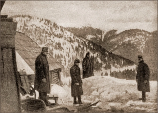Winter in den Karpaten