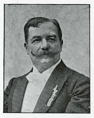 Carl Michael Ziehrer, Komponist (1843–1922). Postkarte um 1908.