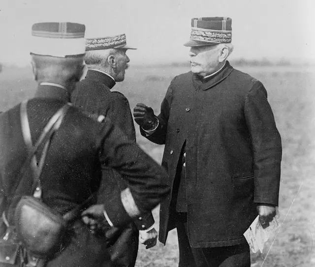 Der französische Oberbefehlshaber General Joffre 