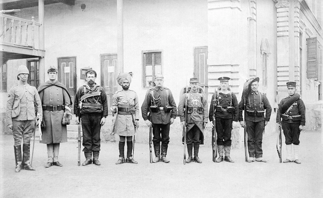 Angehörige der internationalen Truppe gegen die Boxer