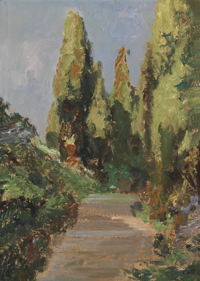 Olga Wisinger-Florian, Parklandschaft, 1910