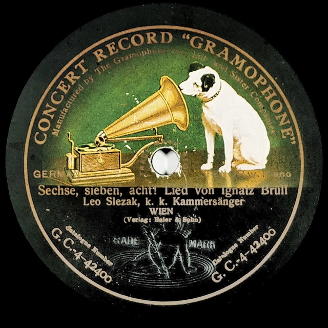 Plattenlabel Alfred Grünfeld