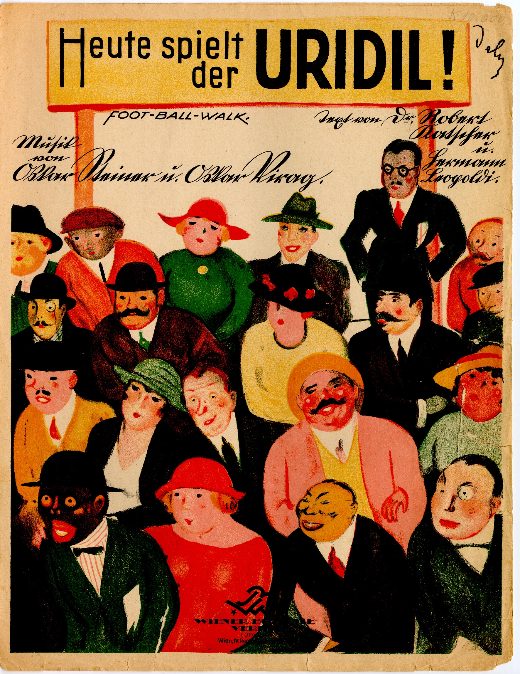 Notencover: "Heute spielt der Uridil!" 