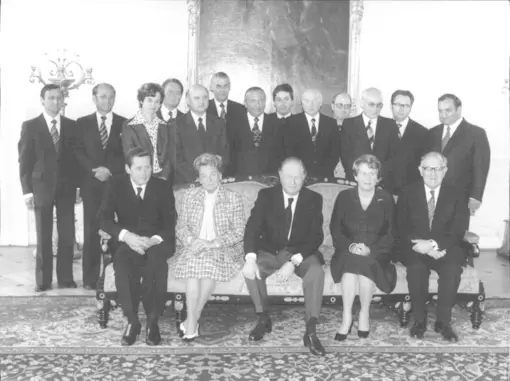 Im Bild: Regierung Kreisky III (SPÖ-Alleinregierung)