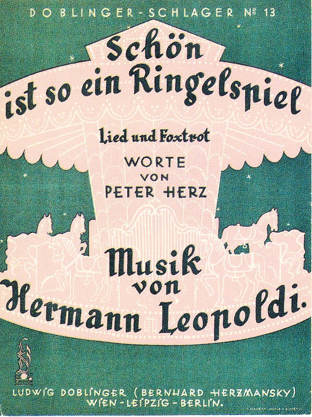 Notencover: ''Schön ist so ein Ringelspiel''