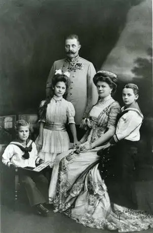 Der Thronfolger Erzherzog Ferdiand und seine Familie