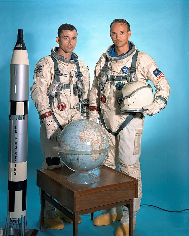   Die Besatzung von Gemini 10 - Juli 1966, John W. Young und Michael Collins