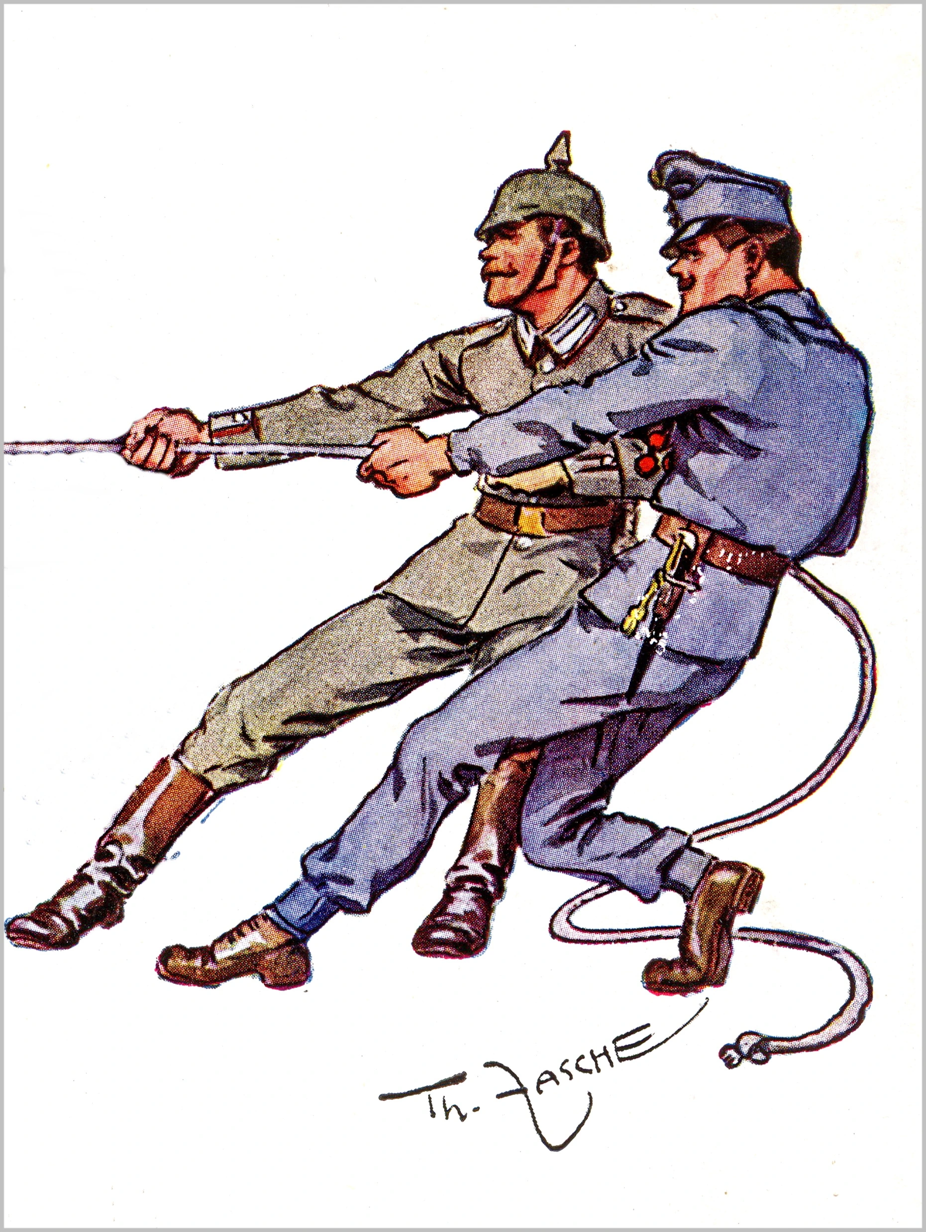 Das europäische Gleichgewicht 1914 - Karikatur