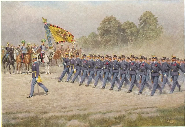 Deffilierung der Deutschmeister