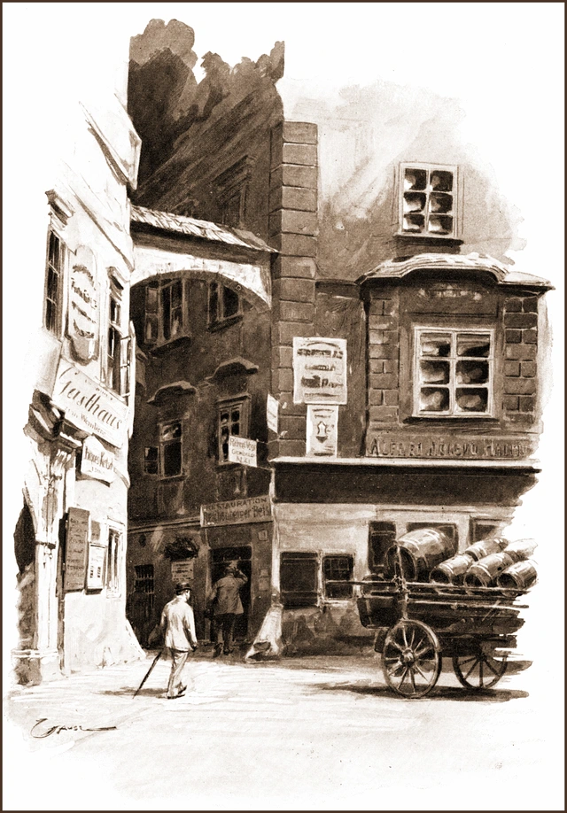 Reichenbergerhof in Wien (heute Griechenbeisl)