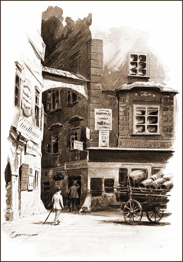 Reichenbergerhof in Wien (heute Griechenbeisl)