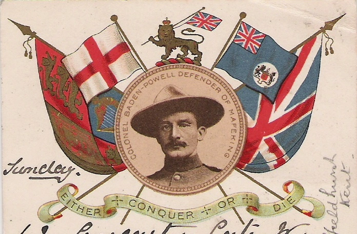 Robert Baden-Powell - Britischer Offizier im Burenkrieg und Gründer der Pfadfinder.