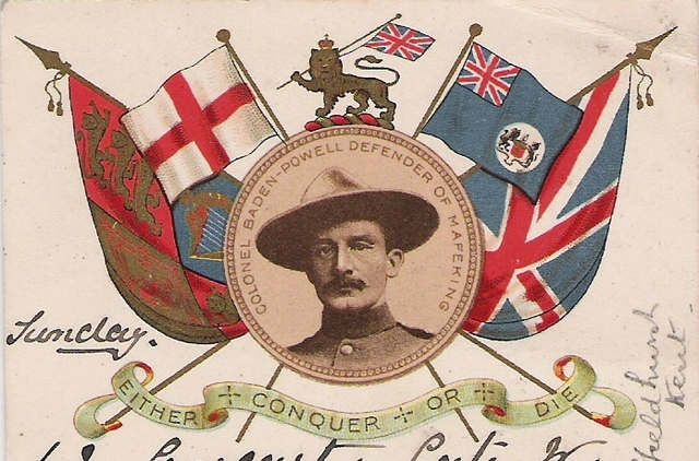 Robert Baden-Powell - Britischer Offizier im Burenkrieg und Gründer der Pfadfinder.