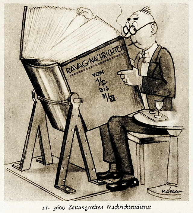 Radioprogramm, Programmstatistik 1931, Nachrichten
