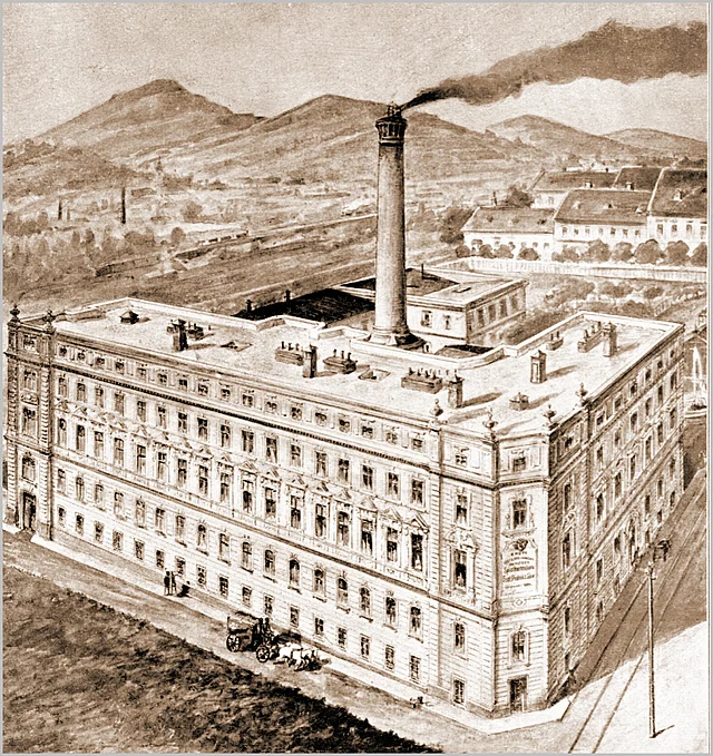 Die Piatnik-Fabrik in Wien