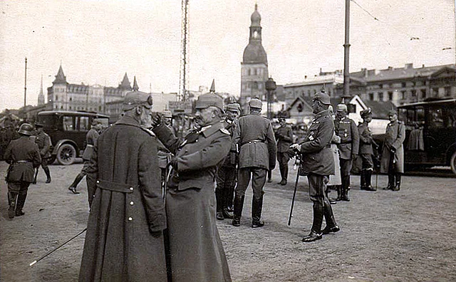 Wilhelm II. im eroberten Riga
