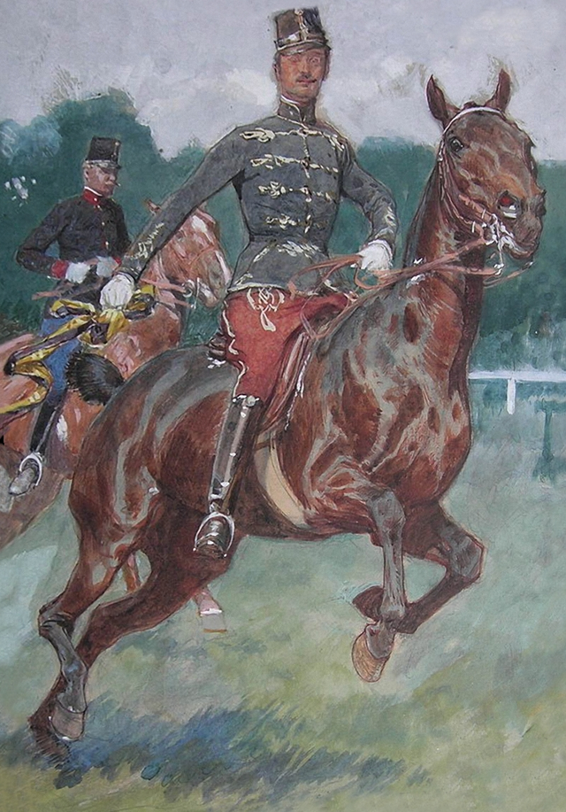 k. u. k. Offiziere zu Pferd