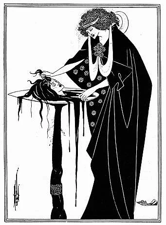 Abbildung von Salome mit dem Haupt Johannes'