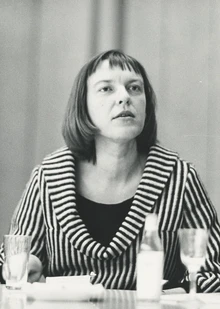 Ingeborg Bachmann, 1962 (Fritz Peyer / Wikimedia)