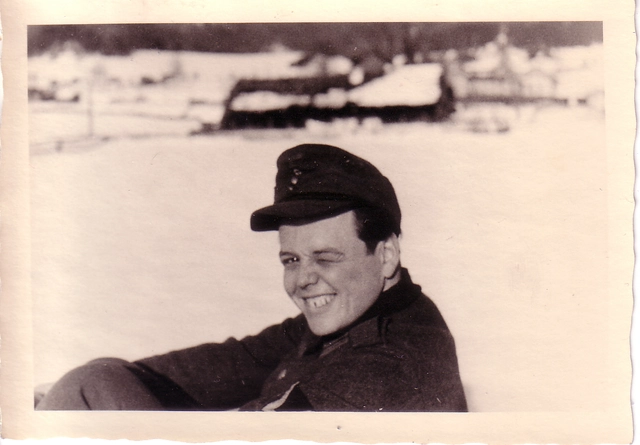 Hans Ulrich als Soldat in Russland, 1940er Jahre