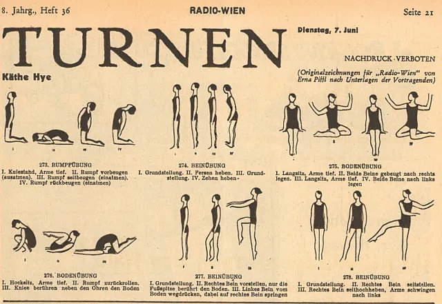 Auszug aus der Programmzeitschrift „Radio Wien“ zur Sendung vom 7. Juni 1932