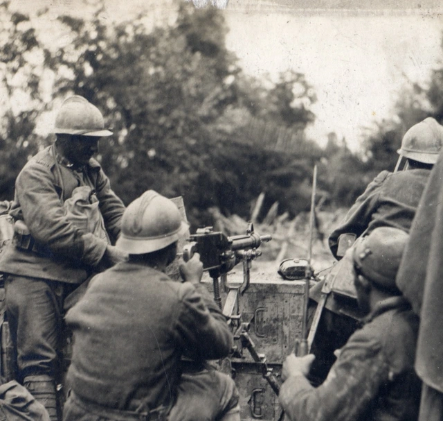 Italiensiche MG-Stellung am Piave