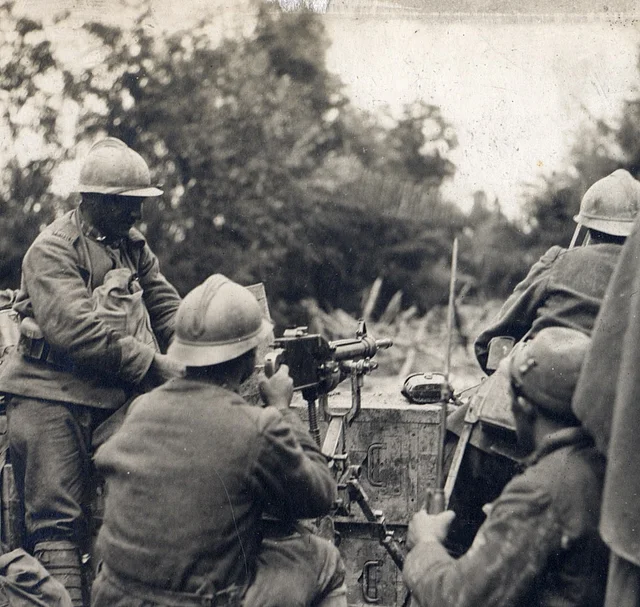 Italiensiche MG-Stellung am Piave