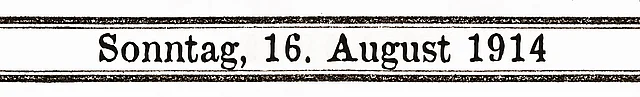 16. August 1914