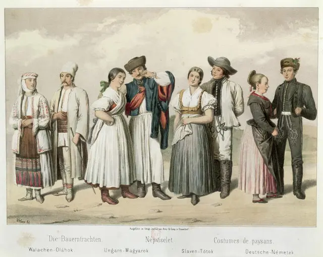  Bauerntrachten aus der Doppelmonarchie  