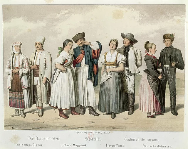  Bauerntrachten aus der Doppelmonarchie  