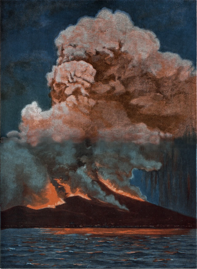 Der Tanz auf den Vulkan neigt sich seinem Ende zu ... Eine Eruption des Vesuv