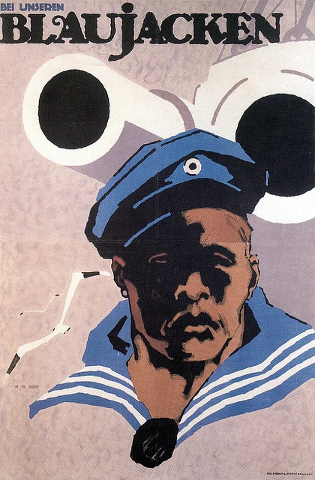 Deutsches Marine-Plakat