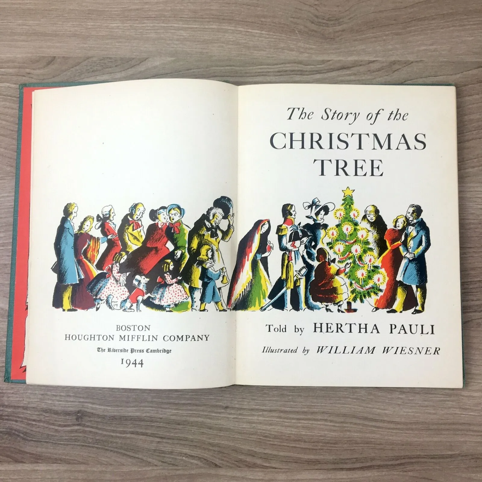 Das Jugendbuch „The Story of the Christmas Tree“ von Hertha Pauli aus dem Jahr 1944