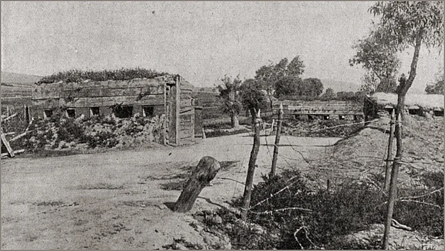 Stellungen vor Przemysl an der Ostfront 1914