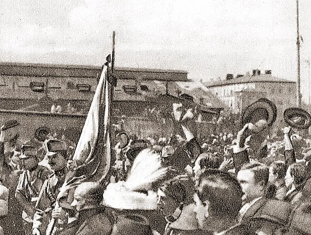 Kriegsbegeisterung in Wien