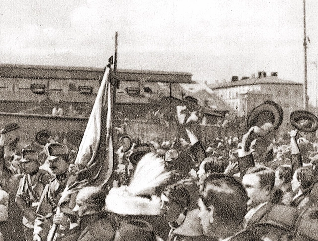 Kriegsbegeisterung in Wien