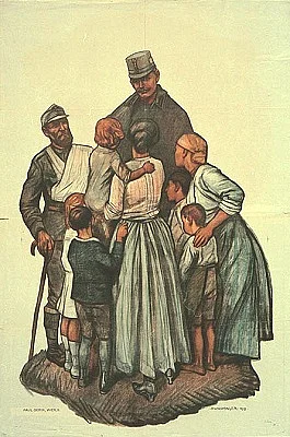 Österreich-ungarisches Kriegspropagandaplakat